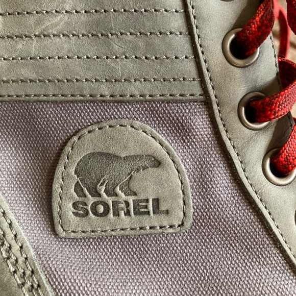 Sorel Lexie Wedge Red Lace Boots Women’s Size 10 Excellent Condition! - Picture 3 of 10